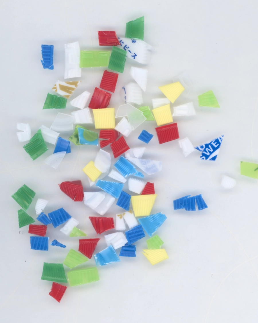 再生プラスチックの外観